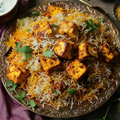Paneer Biryani Paneer Biryani